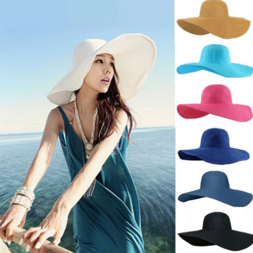 Foldable Wide Large Brim Floppy Hat