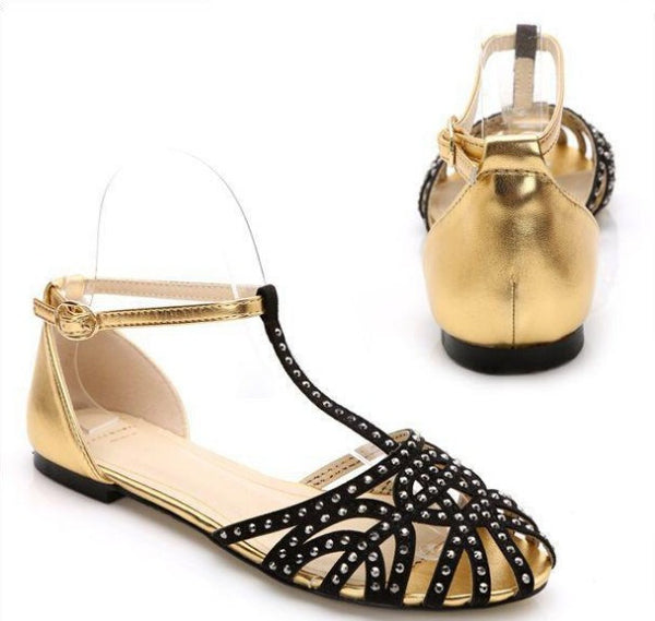 Gladiator Sandals Women Flat Shoes